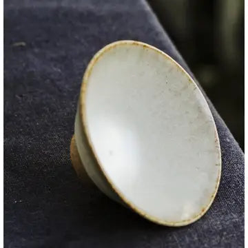 Handmade Cream Pinch Pot
