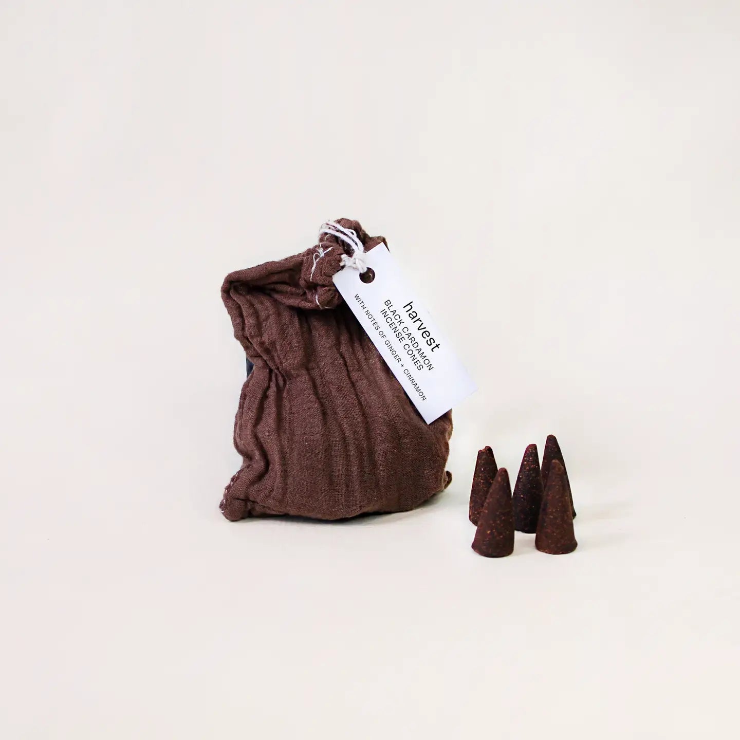 Black Cardamom Incense Cones from Harvest - Buffalo