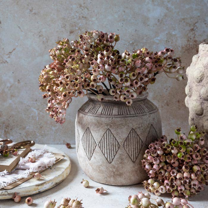 Rose Hip Bunch in Blush