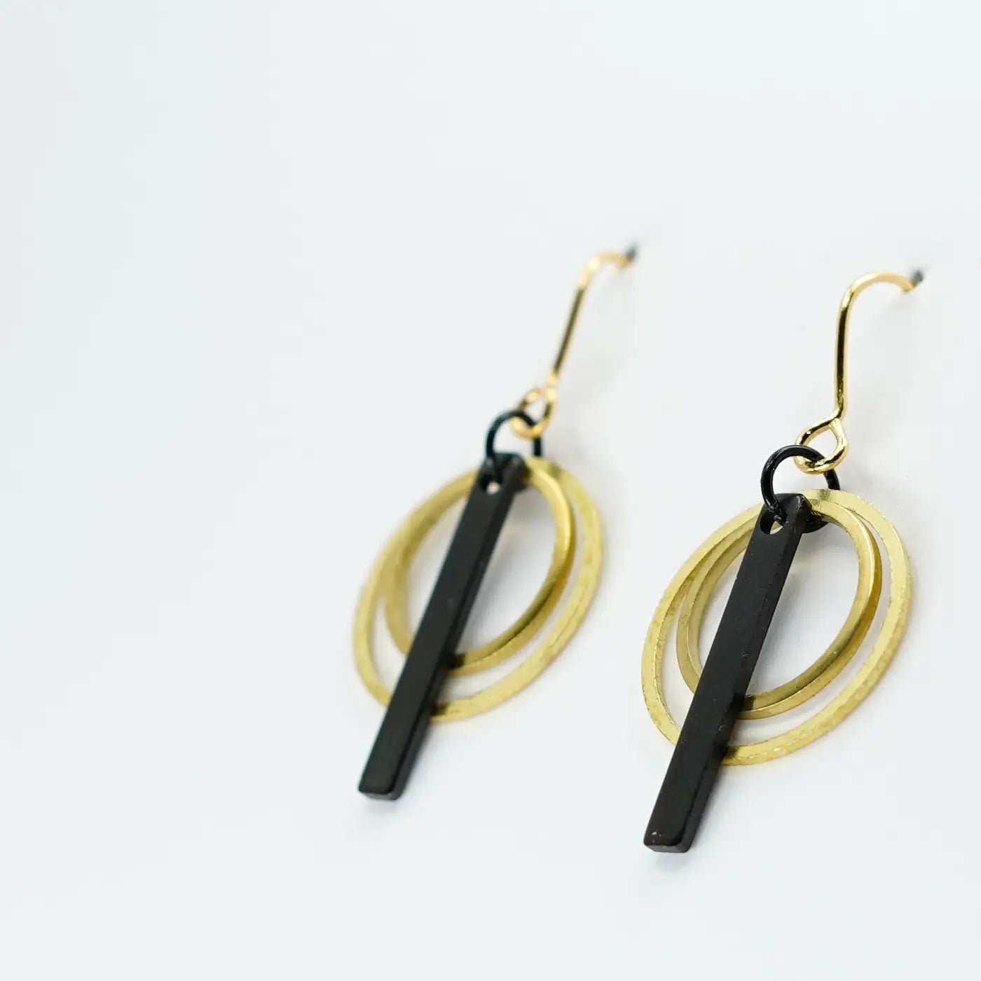 Double Circle Earrings - Buffalo