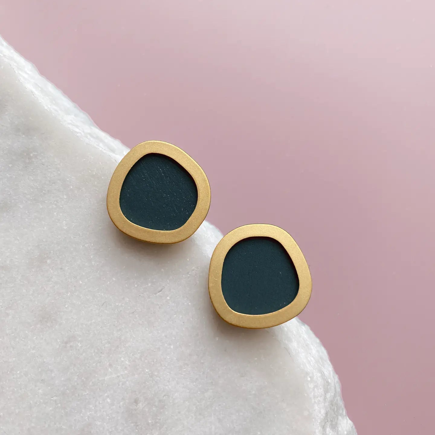 Geometric Stud Earrings - Buffalo