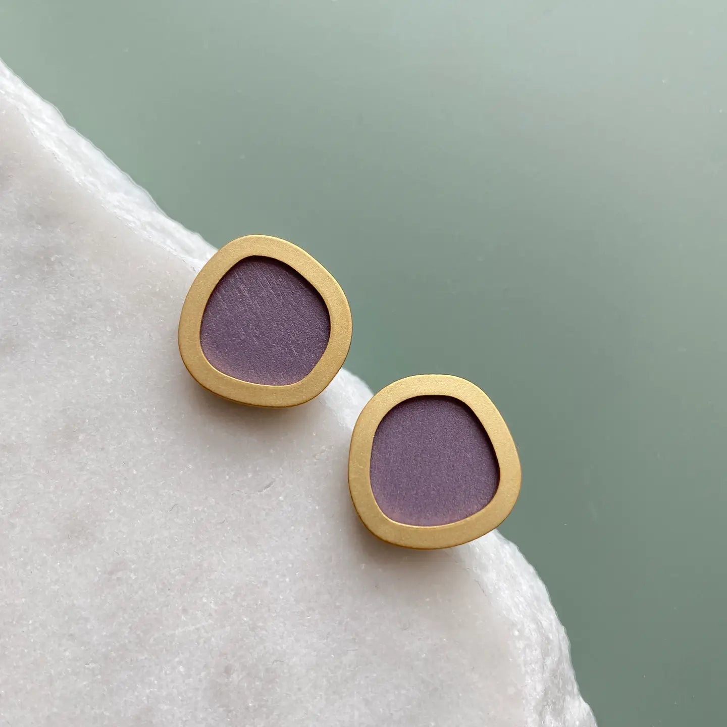 Geometric Stud Earrings - Buffalo