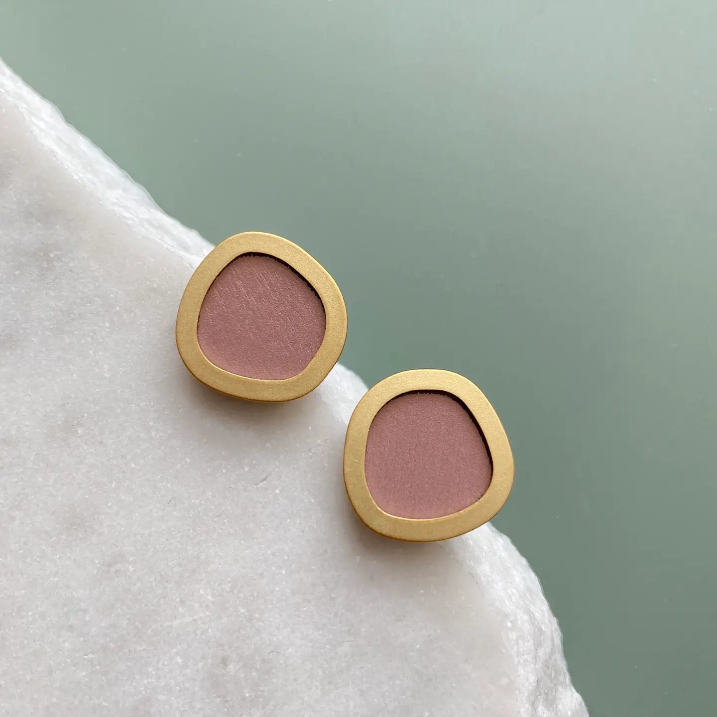 Geometric Stud Earrings - Buffalo