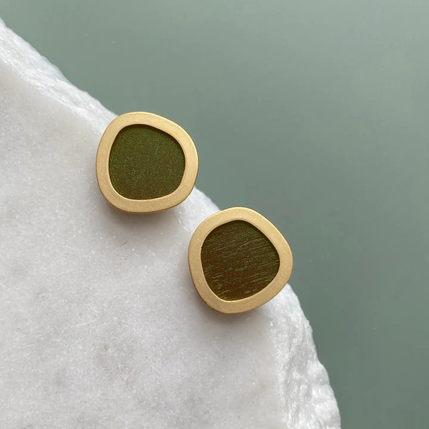 Geometric Stud Earrings - Buffalo