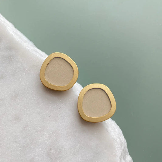 Geometric Stud Earrings - Buffalo