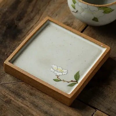 Hand Painted Ceramic Coasters - Buffalo
