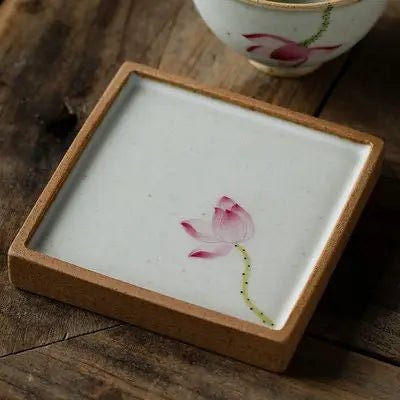 Hand Painted Ceramic Coasters - Buffalo