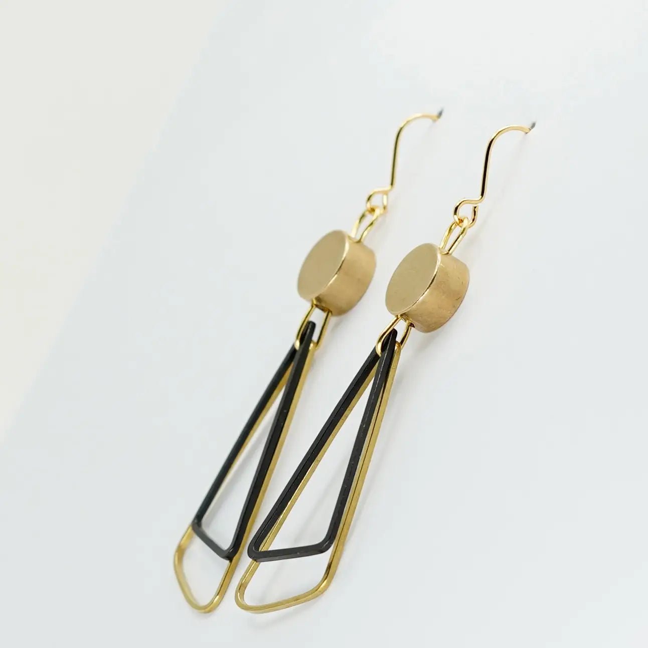 Triangle Drop Earrings - Buffalo