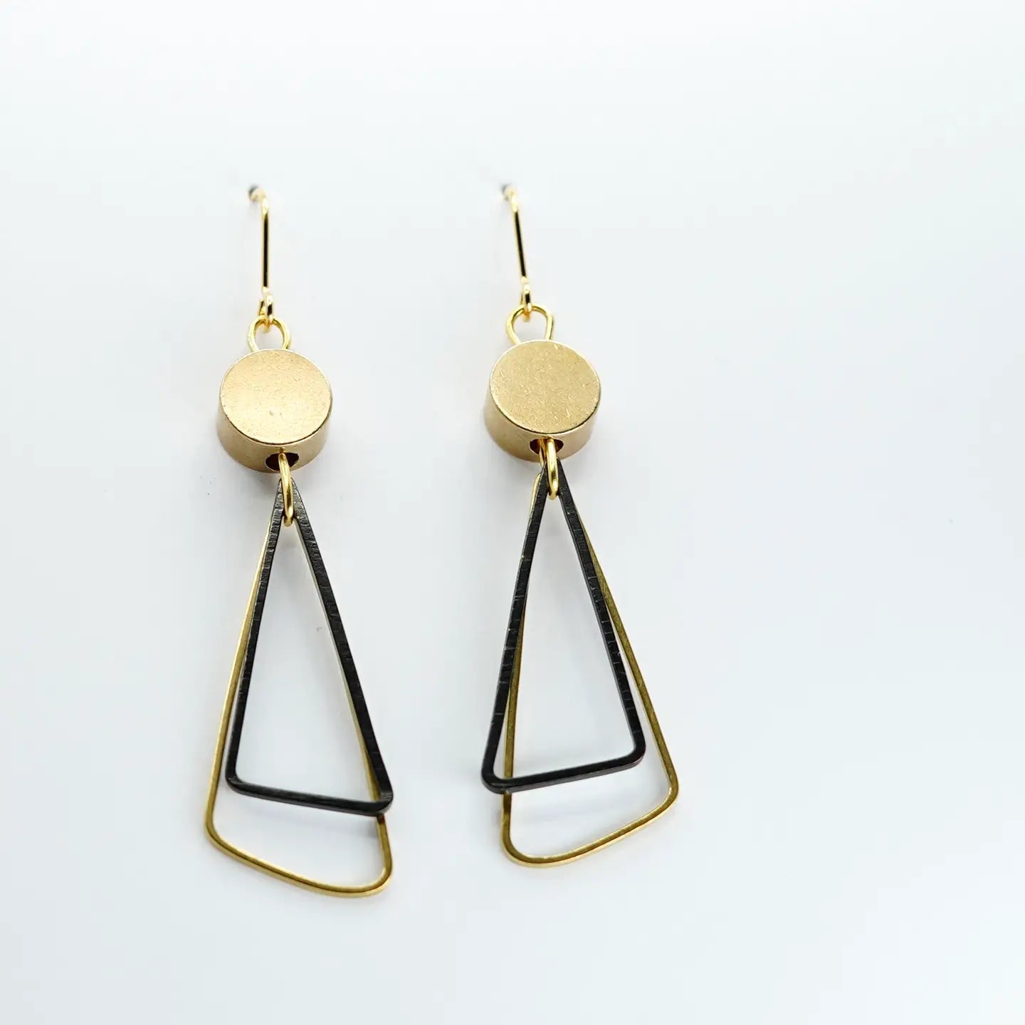 Triangle Drop Earrings - Buffalo